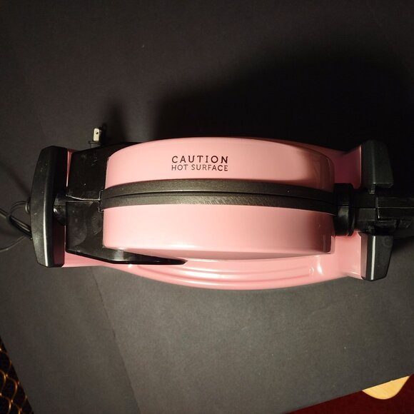 Babycakes Pink Nonstick Electric Cake Pop Maker-Flip over-12 Molds - Picture 6 of 10